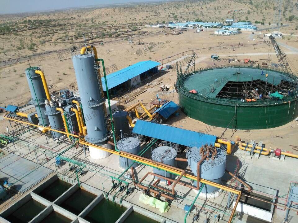 Underground gas purification project in Sindh Province, Pakistan