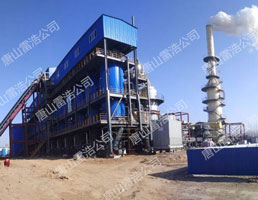 Biomass charcoal, heat and steam cogeneration project